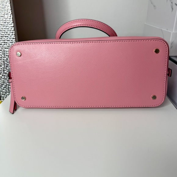Kate Spade Pink Leather Dome Satchel. - Picture 10 of 10